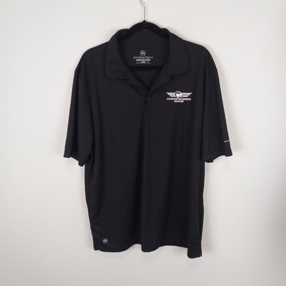 Stormtech Christiansen Arms Polo Shirt Black Size X-Large
